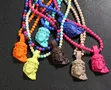 Colourful Necklace with Pendant - 2