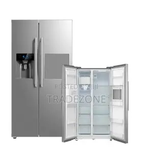 Hisense 628L Side-by-Side Refrigerator with Ice Maker & Water Dispenser