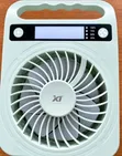 Rechargeable Portable Lightning Table Fan - 1