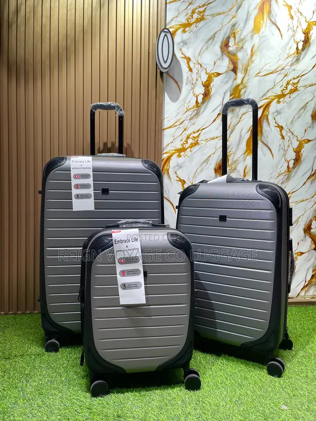 3-Piece ABS Hard Shell Luggage Set - 1