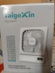 Rechargeable Portable Desk Fan with Night Light - 2