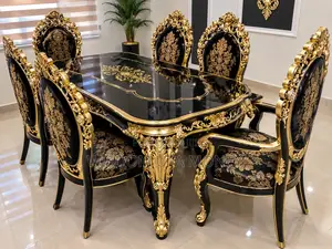 Royal Dining Table Mai Girma na Mutane Shida - Zinariya