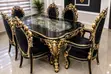 Royal Dining Table Mai Girma na Mutane Shida - Zinariya - 3