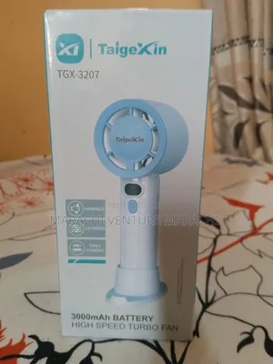 High-Speed Turbo Phone Holder Fan with Type-C Charging