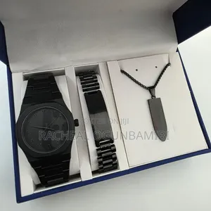 Men's Watch, Bracelet & Chain Gift Set