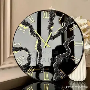 Luxury Handmade Resin Wall Clock