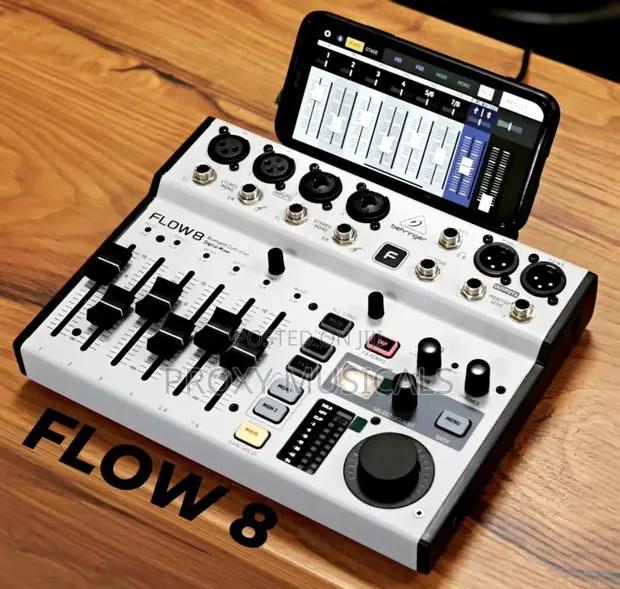 Behringer Flow 8 Compact 8-Input Digital Mixer with Bluetooth - 1