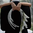 Luxury Pearl Hoop Bridal Bouquet - 2