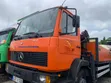 Foreign Used Mercedes-Benz 1117 Flatbed Truck with Hiab Crane - 1