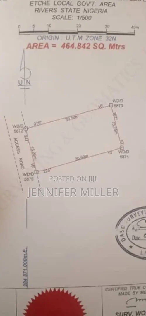 464 sqm Mixed-Use Land for Sale in Etche, Rivers State - 1