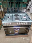 Maxi Gas Cooker Asali 60x90 Mai Hura Wuta Na Lantarki Biyu - 1