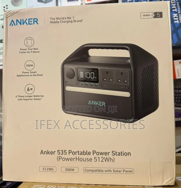 Anker 535 Portable Power Station 512Wh - 1