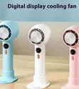 High-Speed Phone Holder Handheld Table Fan - 1
