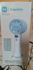 High-Speed Phone Holder Handheld Table Fan - 2