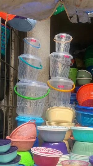 Durable Plastic Bucket & Basket - Brand New
