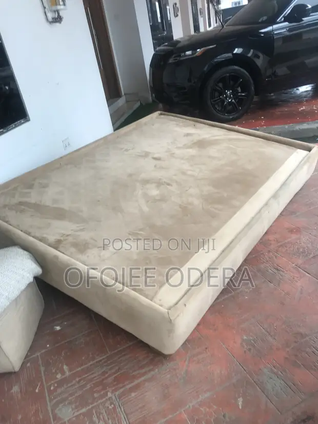Bed Stand with Wooden Wall Frame - Home Interiors - 1