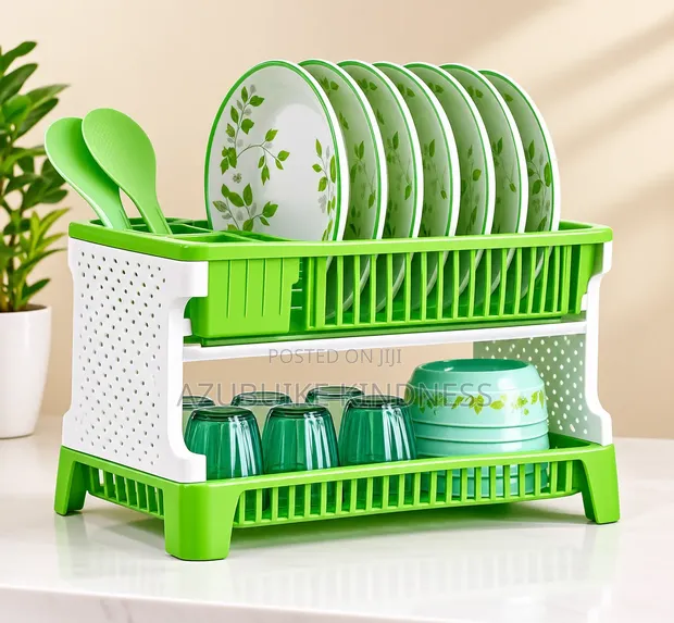 2-Step Plate Rack - Blue - 1