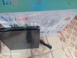 Vinwell Solar Standing Fan with Panel, Bulbs & Remote - 3