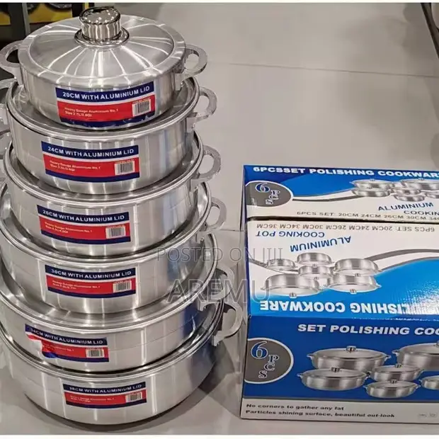 Aluminum Pot - Large Quantity Available - 1