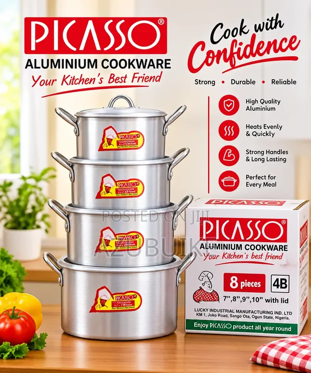 Picasso 4-in-1 Aluminium Pot Set - 1