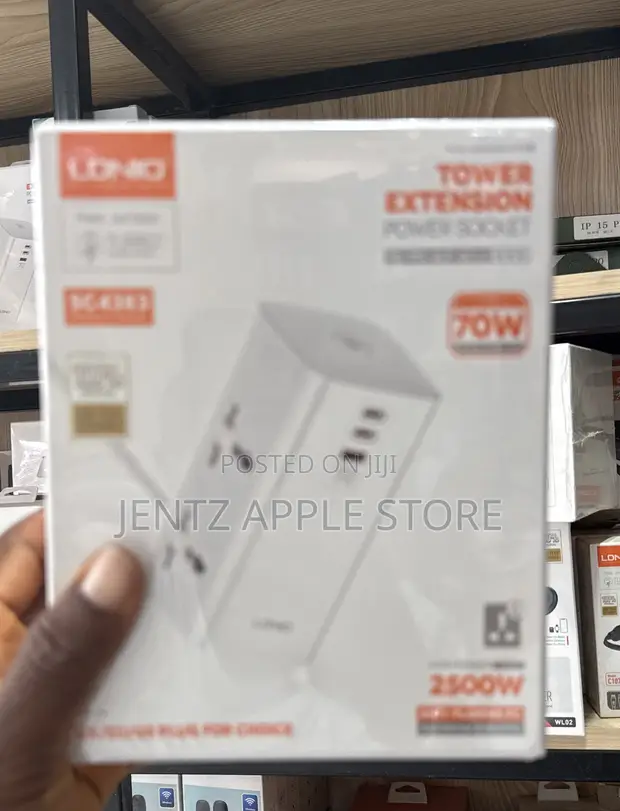 Brand New LDNIO Tower Extension Power Socket 2500W - 1