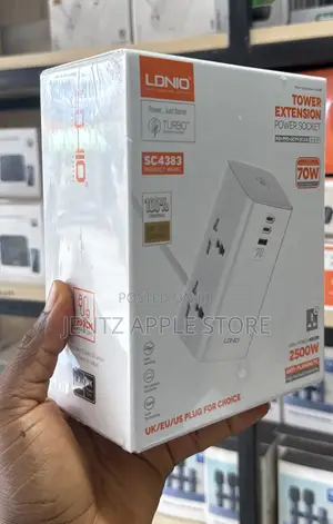 Brand New LDNIO Tower Extension Power Socket 2500W