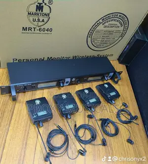 Marktone MRT-6040 4-Channel Mara-Mara In-Ear Monitor System
