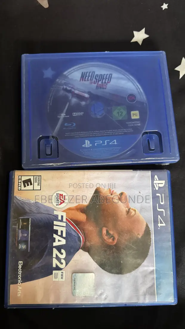 2 PS4 Games: FIFA 22 & Need for Speed Rivals - 1
