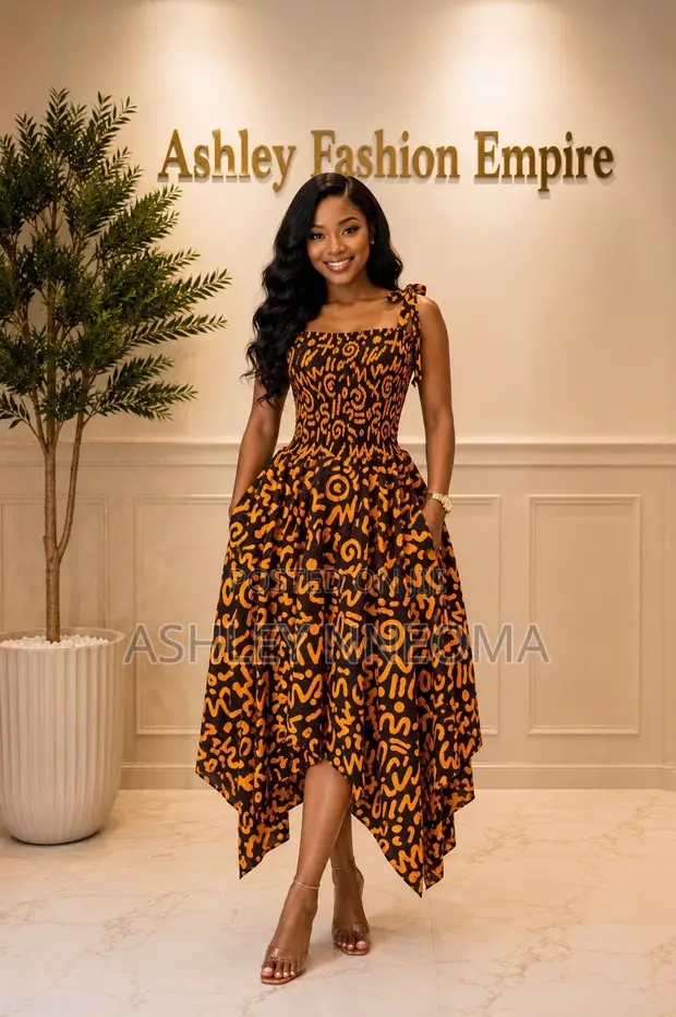 Ready to Wear Ankara Two-Piece Dress - 1
