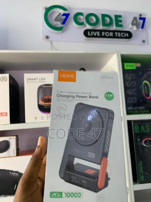 Vidvie PBMAH Magnetic Wireless Power Bank 10000mAh - 1