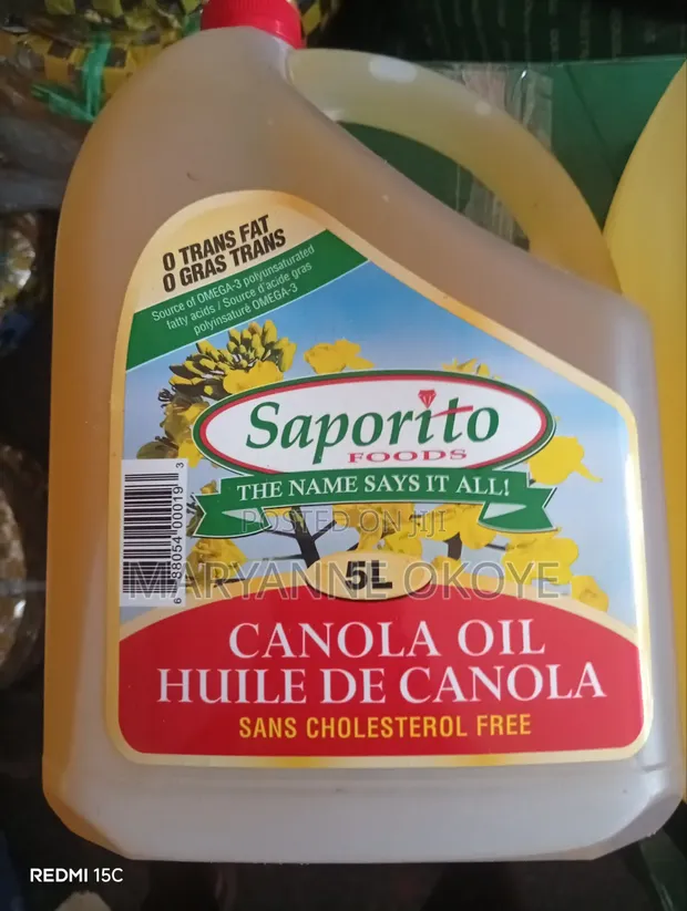 Saporiito Canola Oil 5L - 1