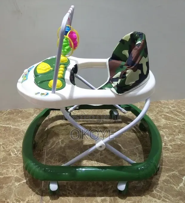 Baby Walker with Music - Green - 1