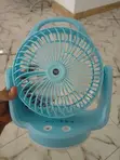 DP-7620 Rechargeable Desktop Fan with LED Light - 1