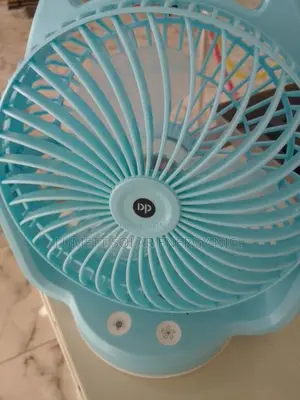 Portable Rechargeable Fan with Emergency Light