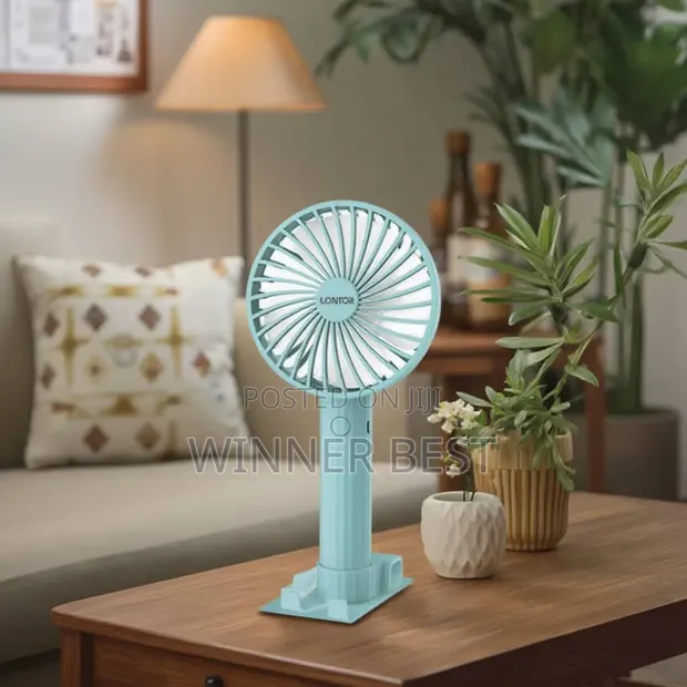Rechargeable Handheld Table Fan - 1