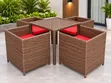Brand New 4-Seater Outdoor Rattan Patio Set - 2