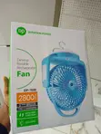 DP Small Portable Rechargeable Table Fan - 1