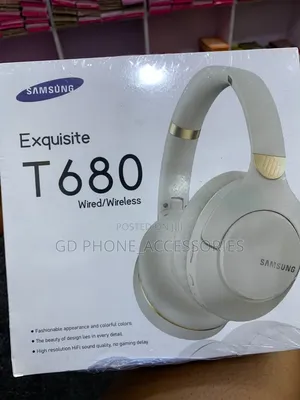 Samsung T680 Wireless Bluetooth Headphones - Blue