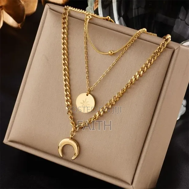 Layered Vintage Neck Chain - 1