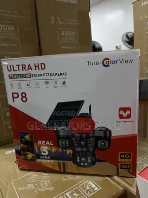 Ultra HD PTZ Kamara Mai Rufe Rufe Sauyi Guda Uku Mai Amfani Da Hasken Rana