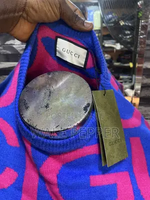 Gucci Blue Wool Sweatshirt - Unisex M