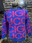 Gucci Blue Wool Sweatshirt - Unisex M - 3