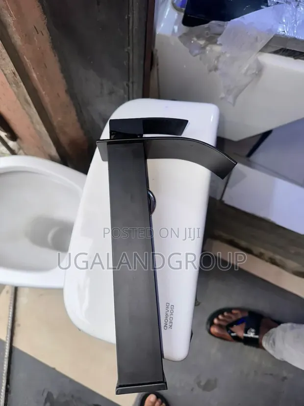 Black Square Waterfall Faucet - Brand New - 1
