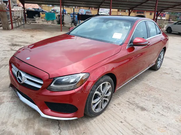 2017 Mercedes-Benz C300 Luxury 4Matic Sedan AWD Red - 1