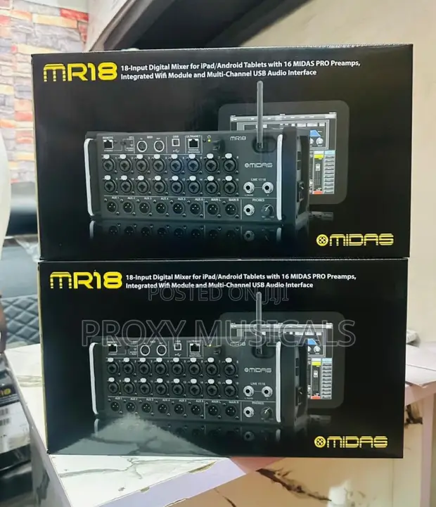 Midas MR18 18-Channel Digital Mixer with Wi-Fi - 1