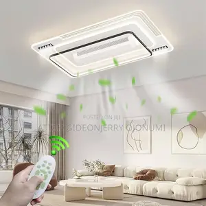 Smart Voice-Controlled Ceiling Fan & Light Combo