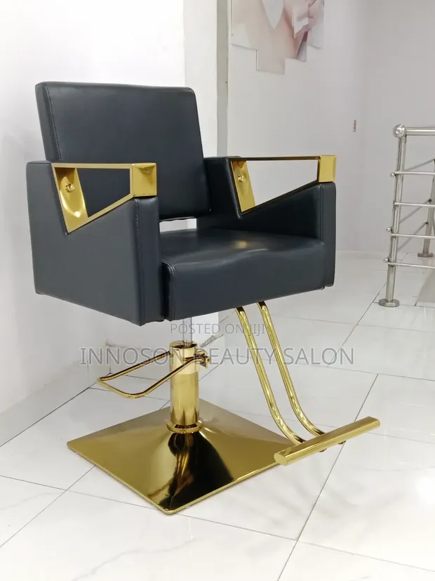 Salon Chair - Gold - 1