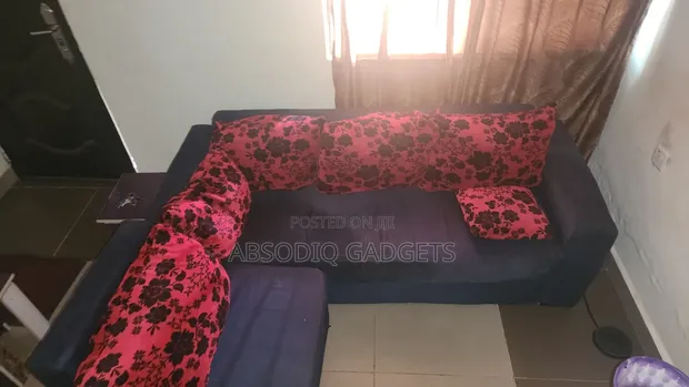 4 Seater L Shaped Sofa - 1