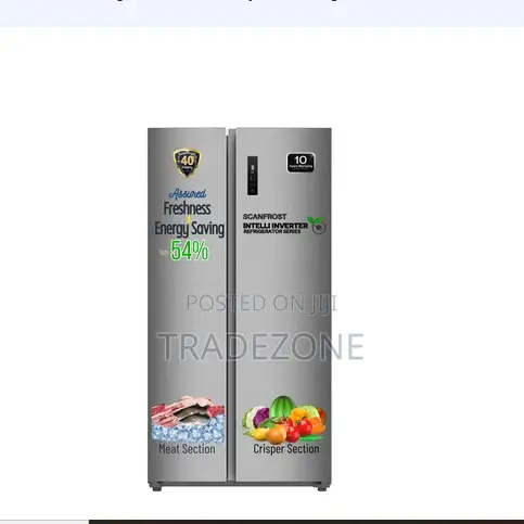 Scanfrost Intelli Inverter SBS Refrigerator SFSBS450ME - 1