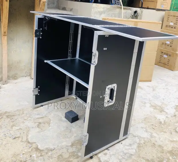 Professional Heavy-Duty DJ Booth Stand Facade System - 1